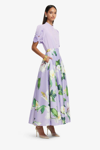 Lily Blossom Print in Lilac