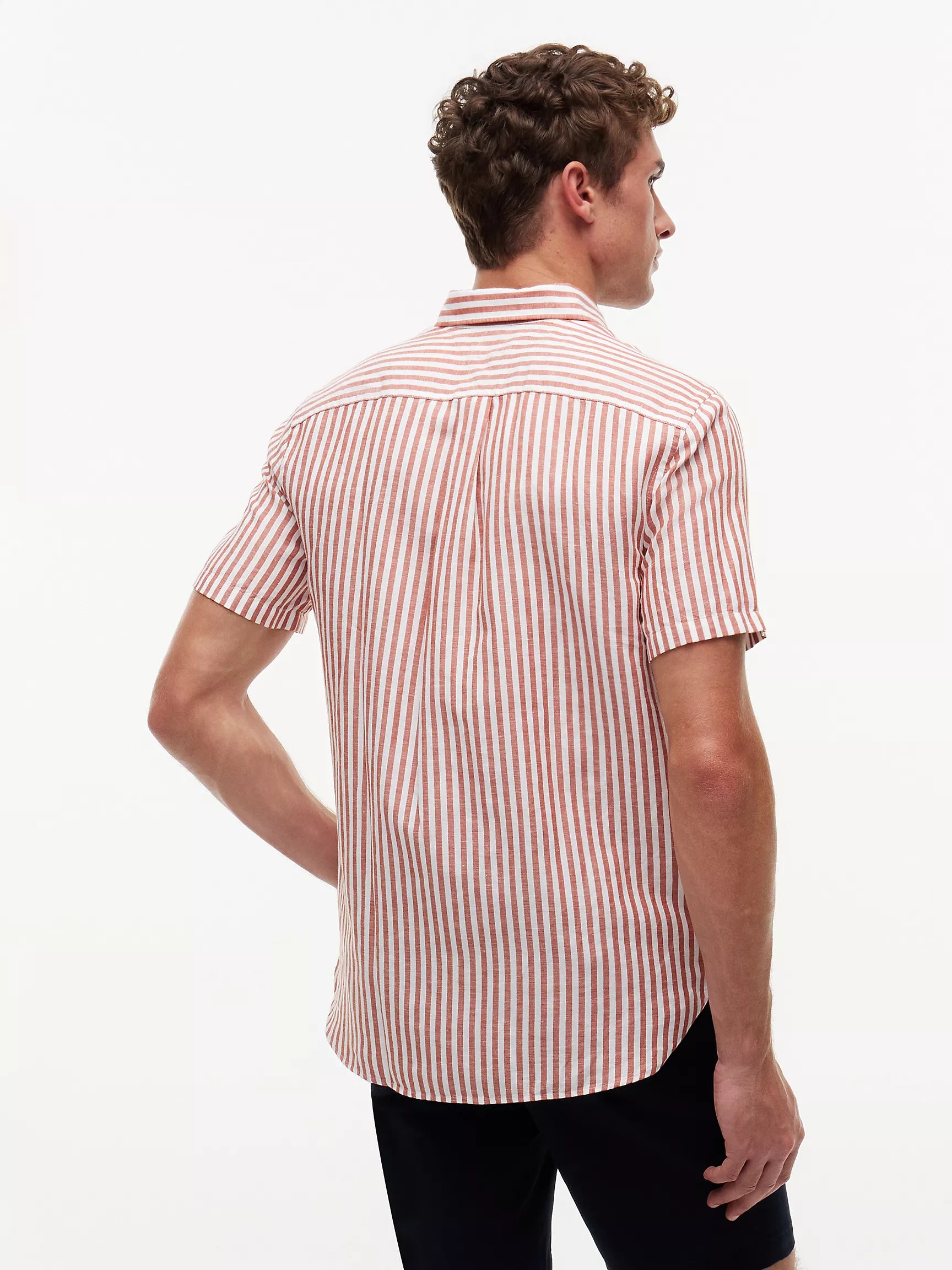 Rusty Ochre/White Stripe