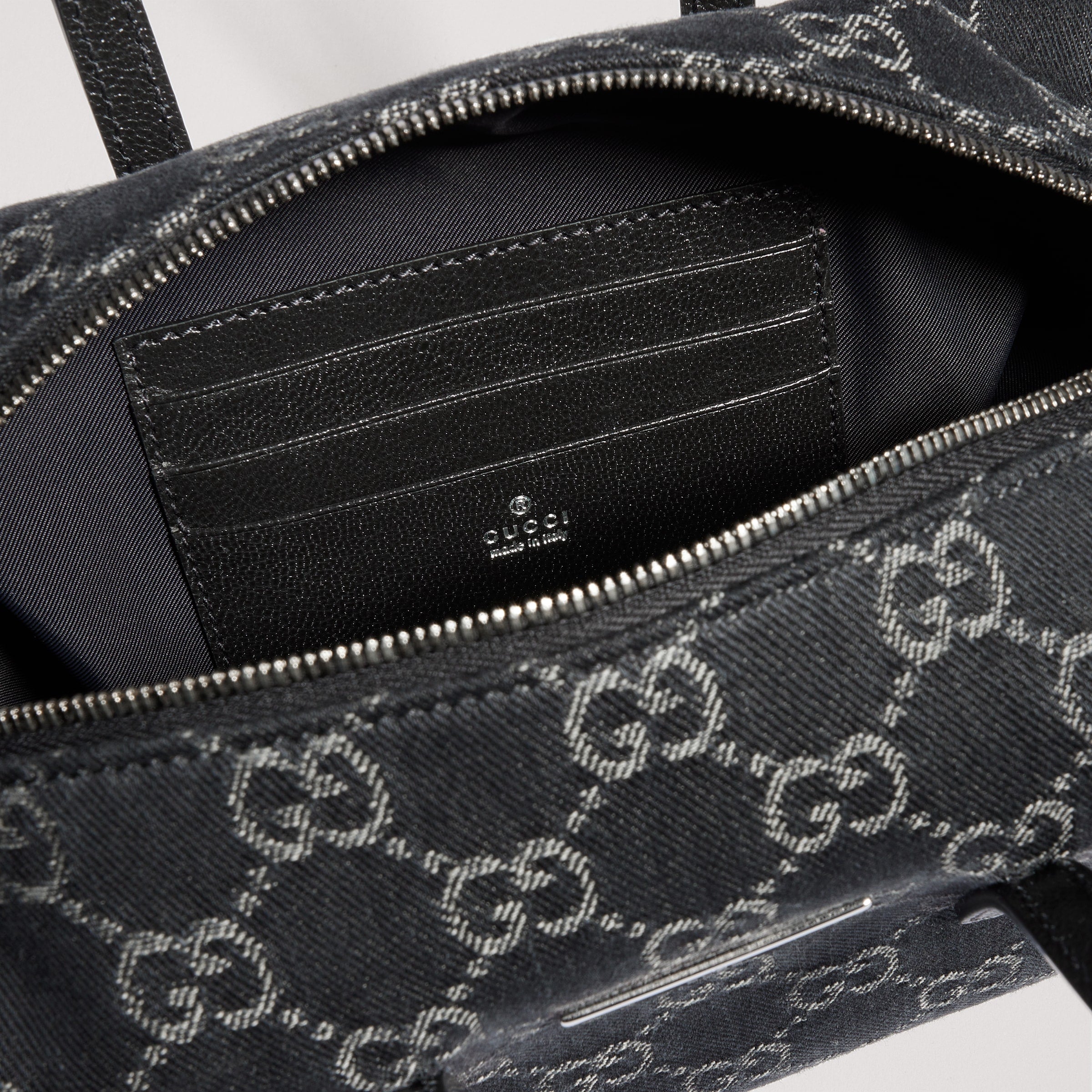 denim con GG en negro