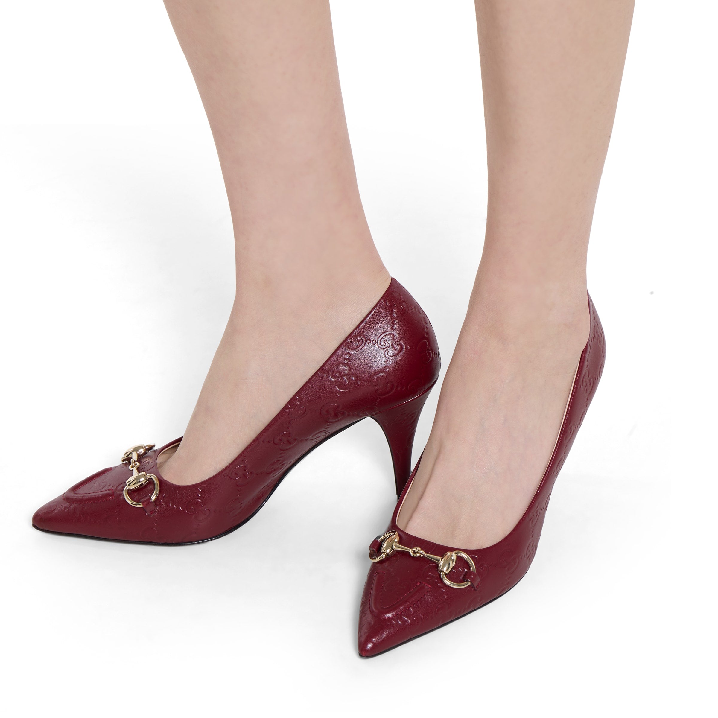 piel con GG rojo rosso ancora