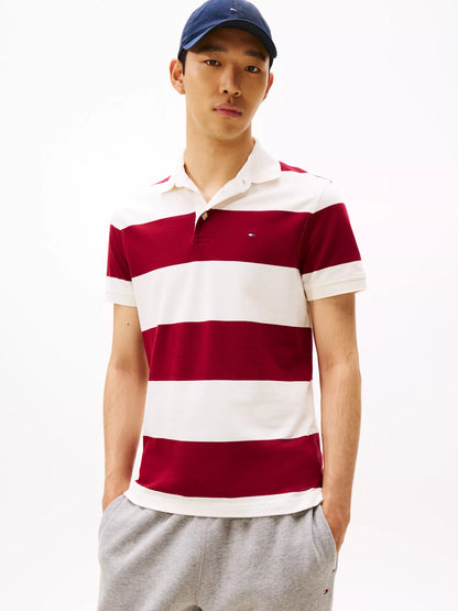 Rouge/White Stripe