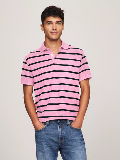 Pink Heather Stripe