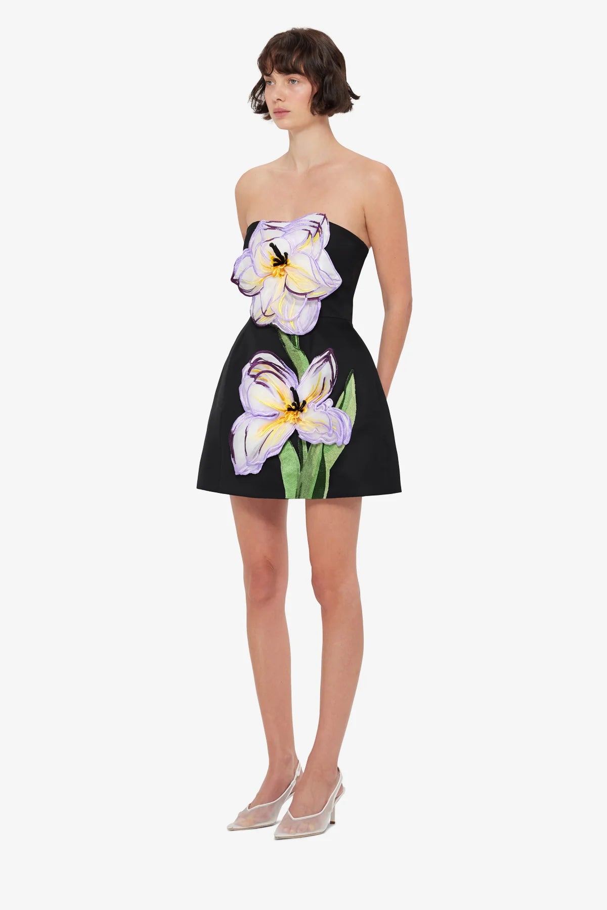 Iris Print in Ebony