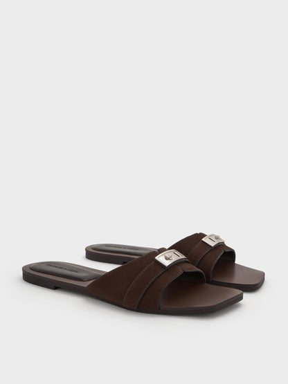 Dark Brown Textured