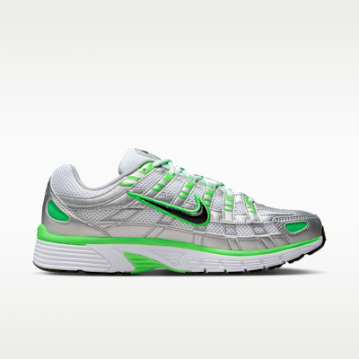 Metallic Silver/White/Green Strike/Black