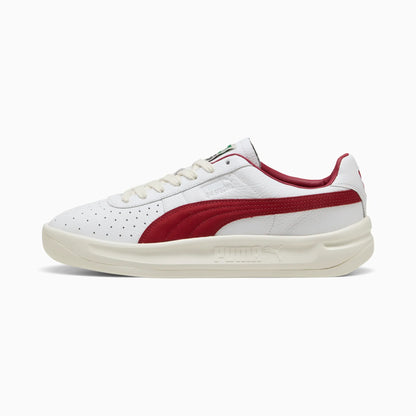 PUMA White-Dark Crimson