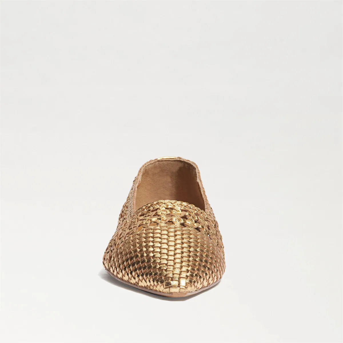 Gold Woven Leather