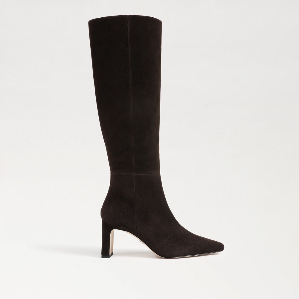 Chocolate Brown Suede