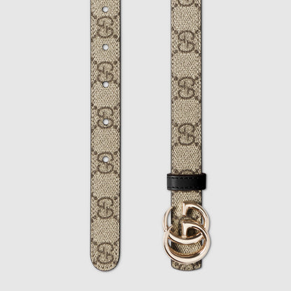 GG supreme beige y piel negra