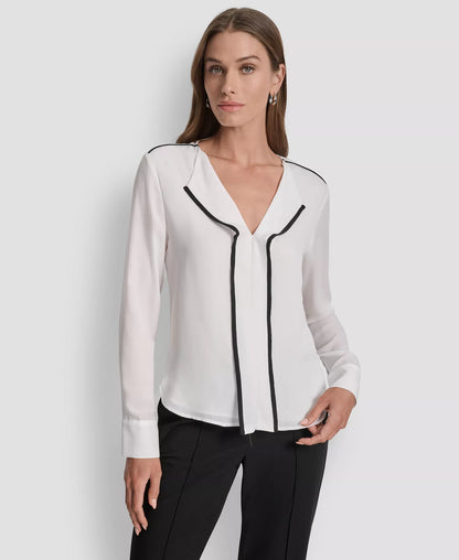 Black/ Linen White