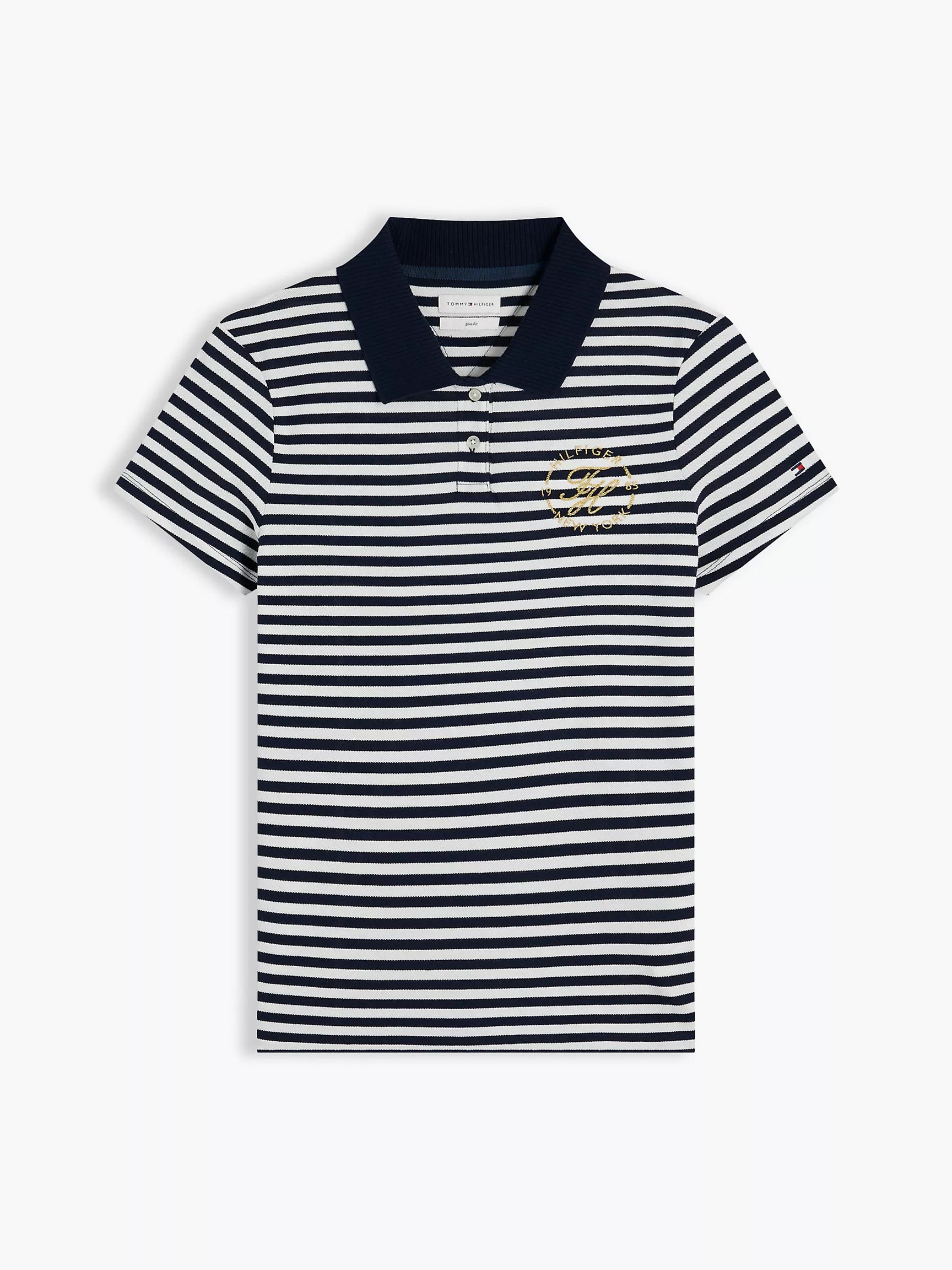 Navy Blue / Ecru Stripe