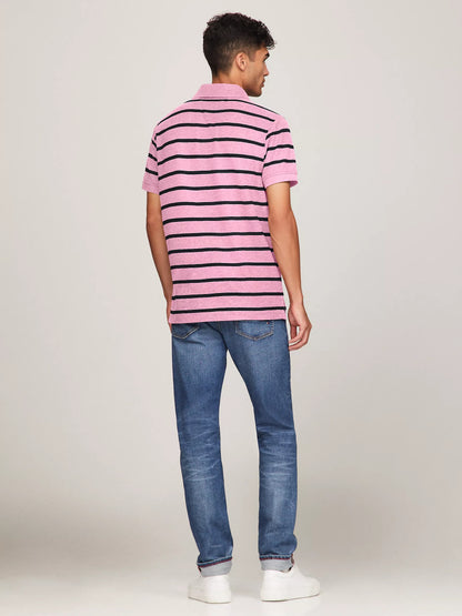 Pink Heather Stripe