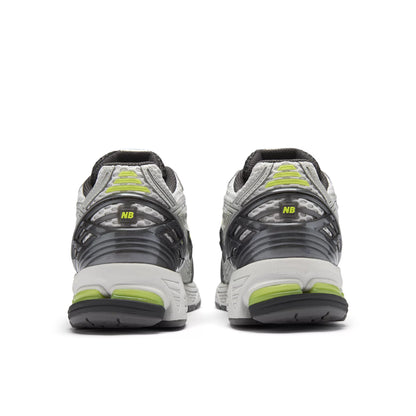 Light Silver Metallic With Alkaline Green