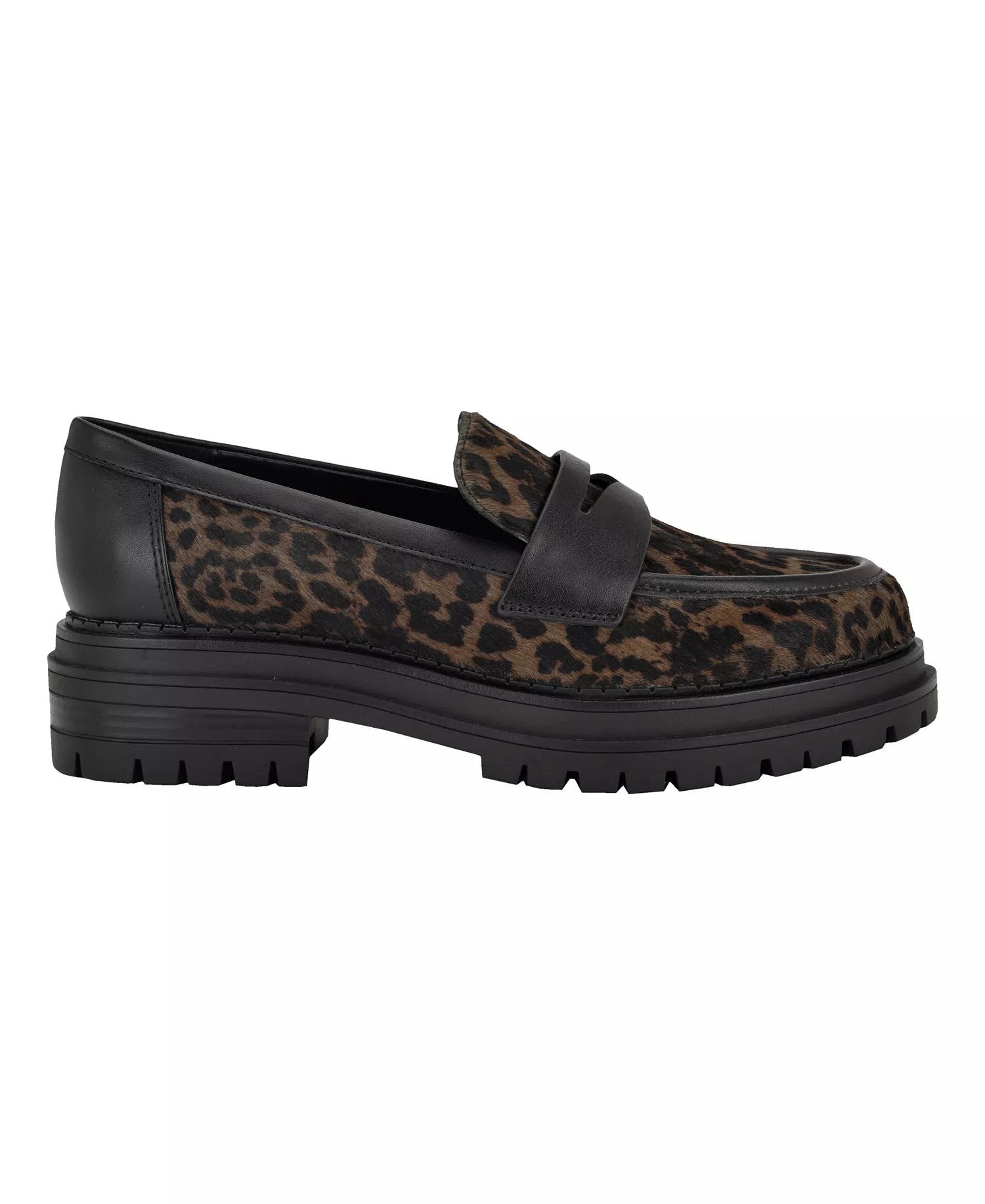 Dark Leopard Calf Hair