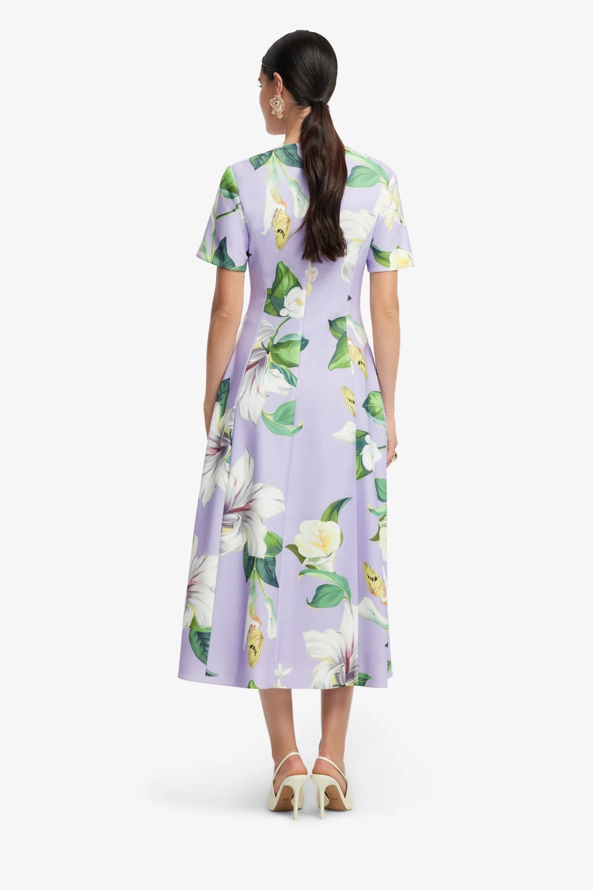 Lily Blossom Print in Lilac