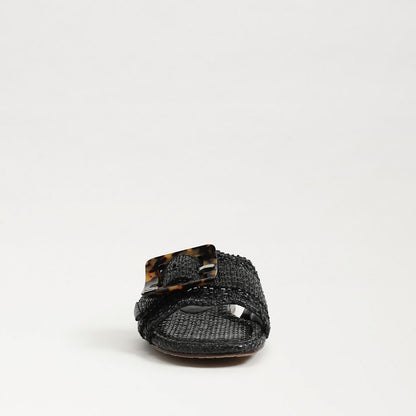 Black Faux Raffia