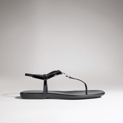 piel de charol negra