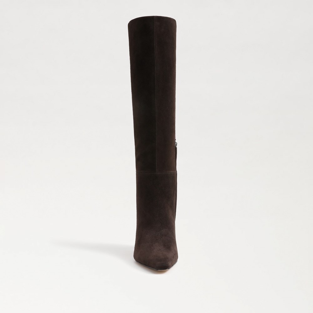 Chocolate Brown Suede