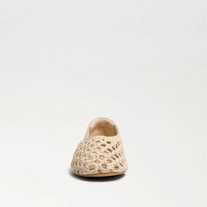 Ivory Woven Leather