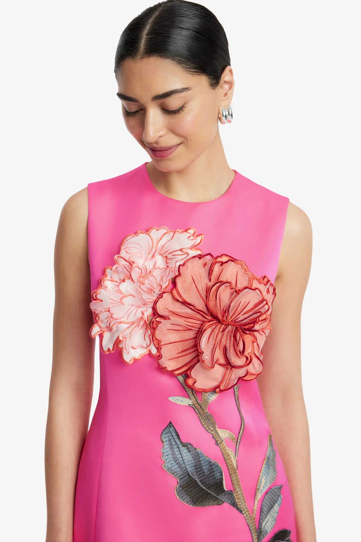 Peony Print in Fuchsia