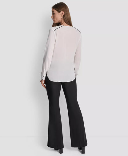 Black/ Linen White