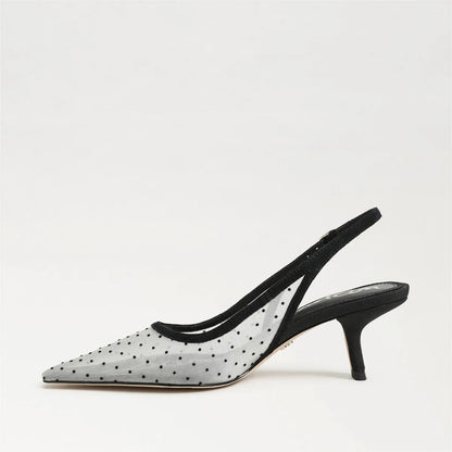 Ivory/Black Mesh