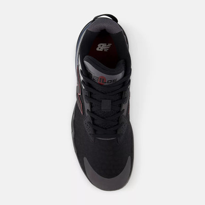 Black With Classic Crimson