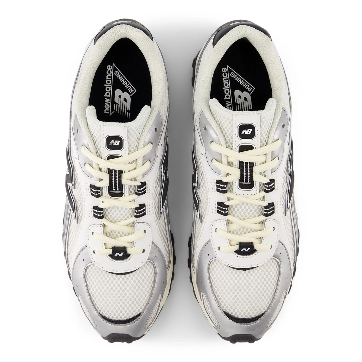 Silver Metallic With Black