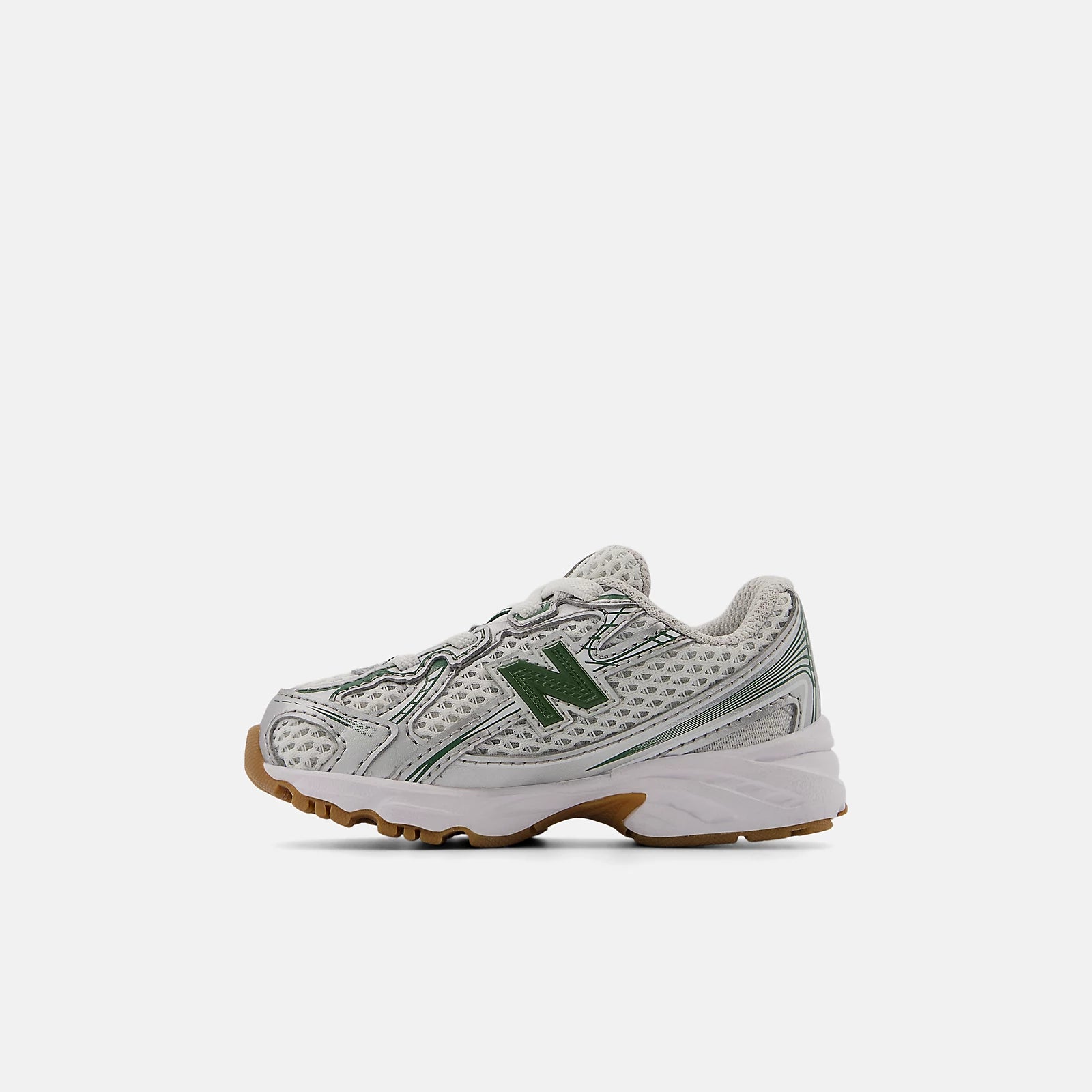 Silver Metalic With Dark Alpine Green