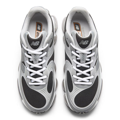 Silver Metallic With Faded Black