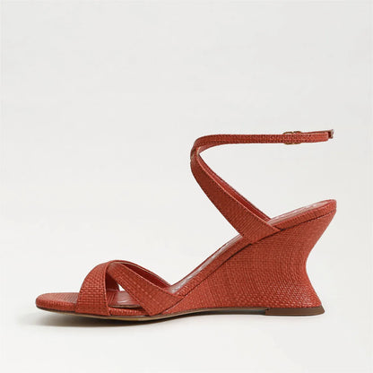 Coral Clay Faux Raffia