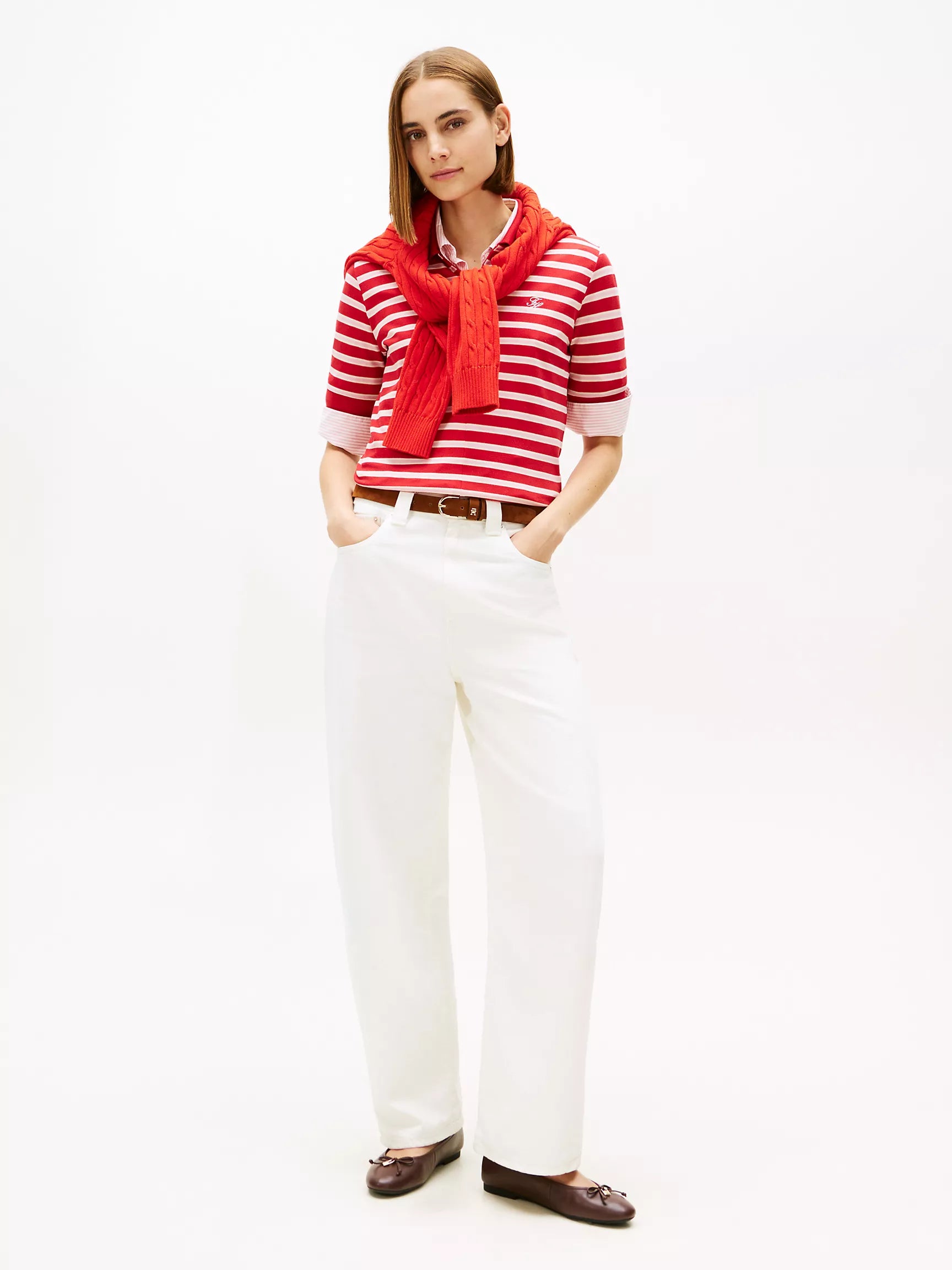 Primary Red / Bonita Pink / Calico Stripe