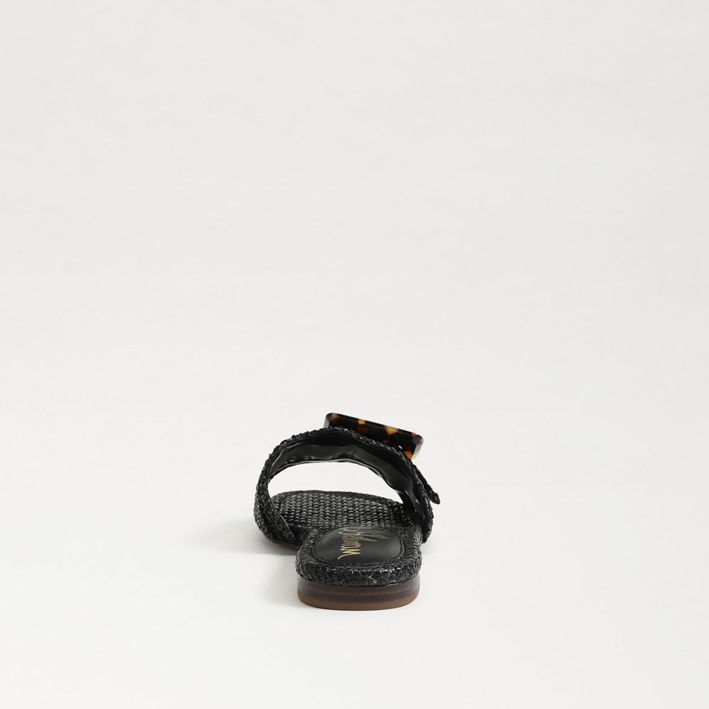Black Faux Raffia