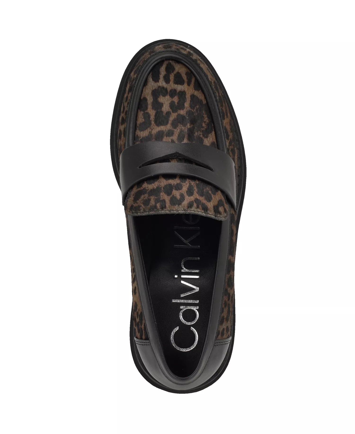Dark Leopard Calf Hair