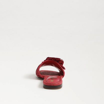 Summer Red Faux Raffia