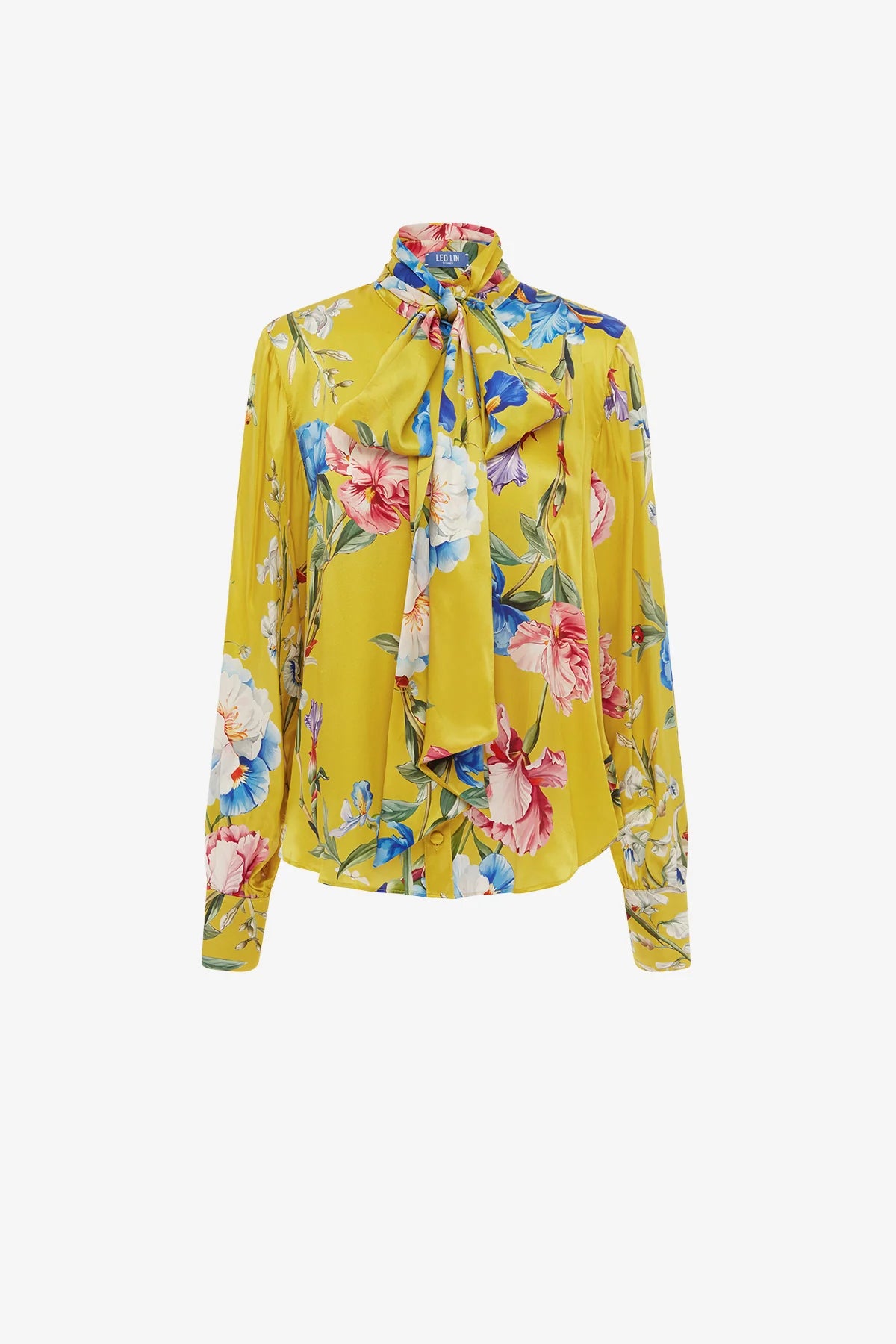 Garden Print in Mustard 2