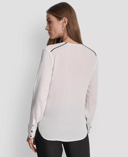Black/ Linen White