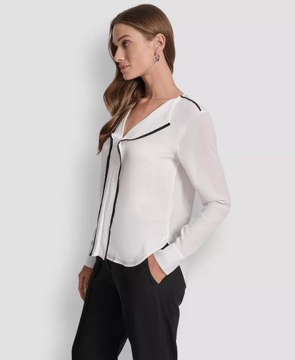 Black/ Linen White