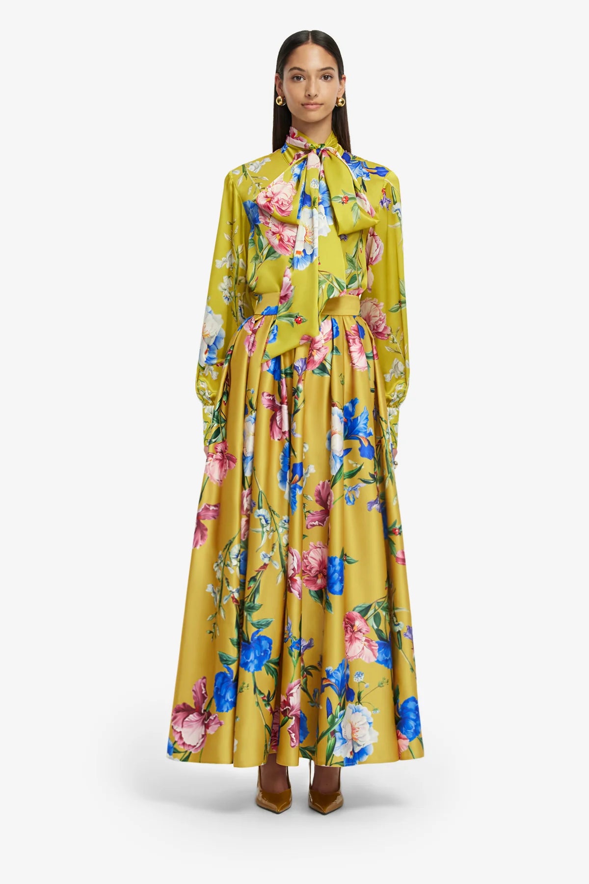 Garden Print in Mustard 2