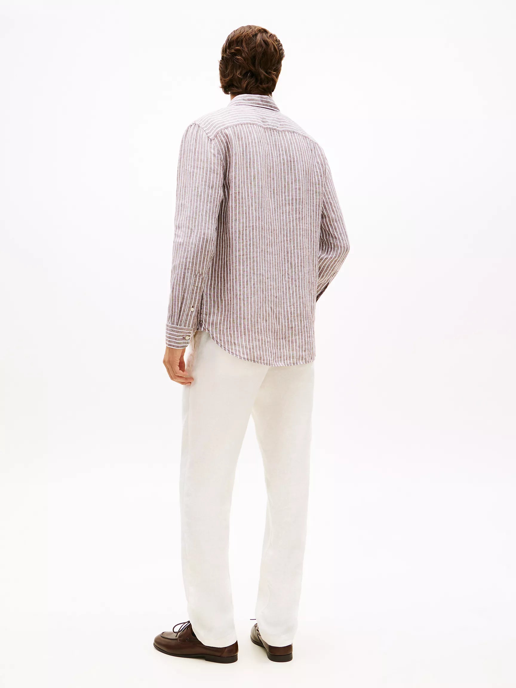 Legacy Brown/White Stripe