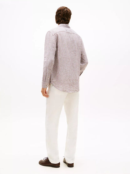 Legacy Brown/White Stripe