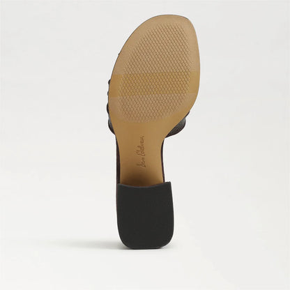Café Noir Faux Raffia/Suede