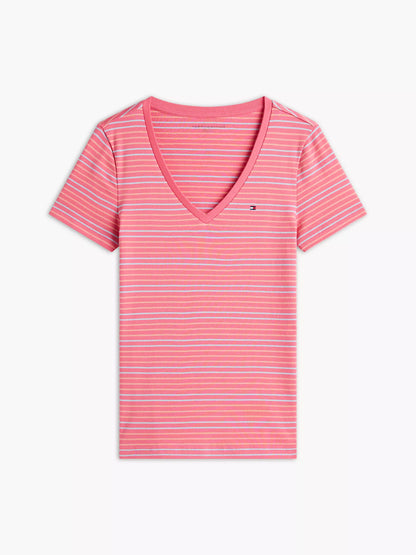 Garden Rose / Coral Stripe