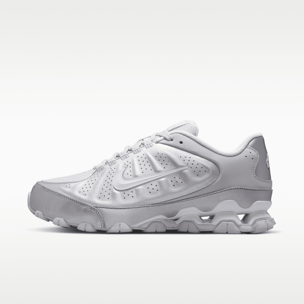 Metallic Silver/Geyser Grey/White