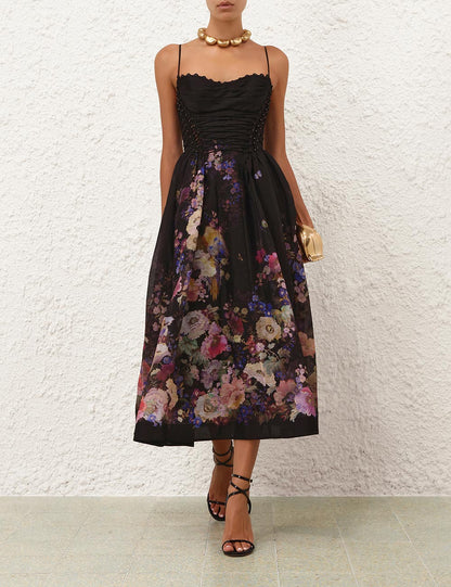 Black Multi Floral