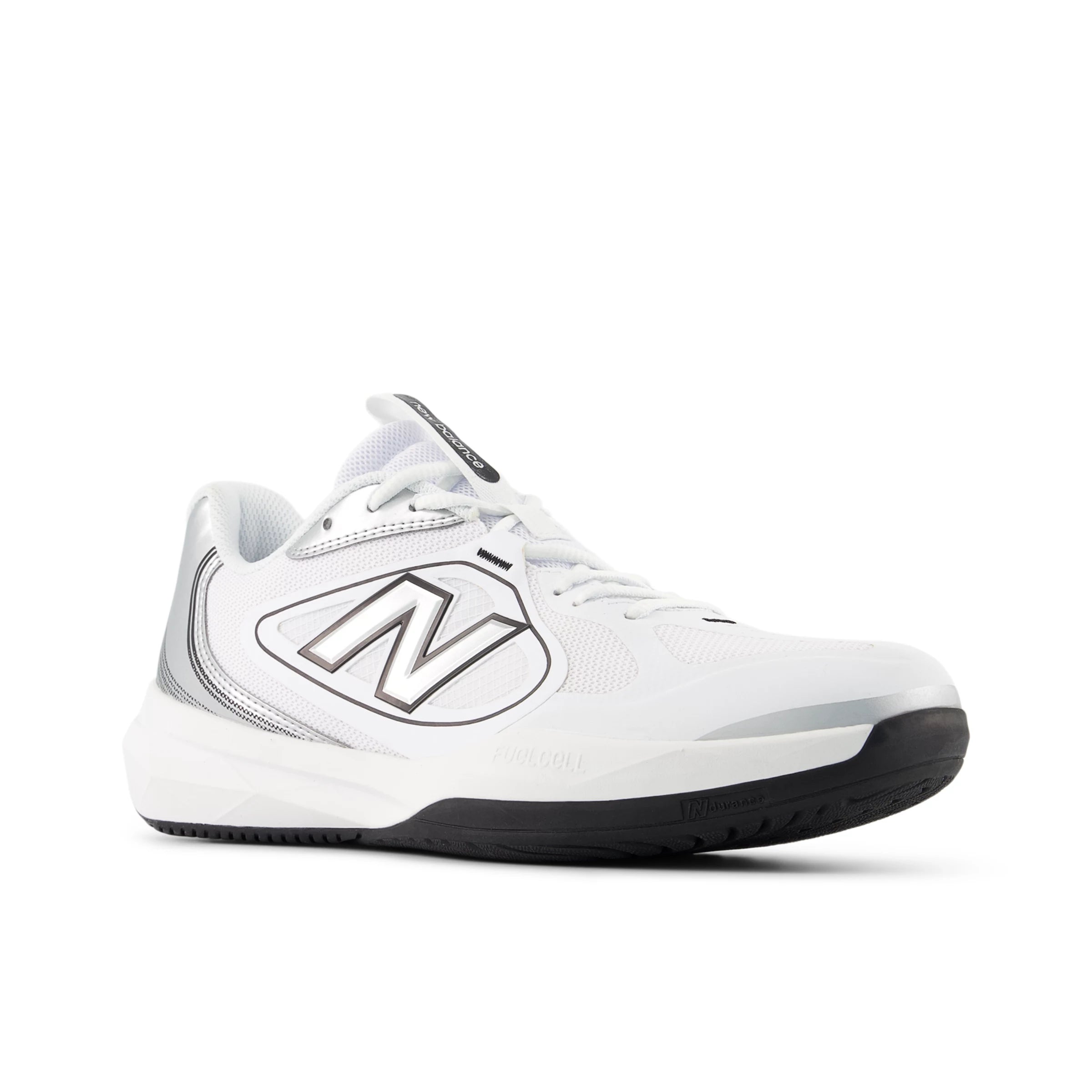 White With Black And Silver Metallic