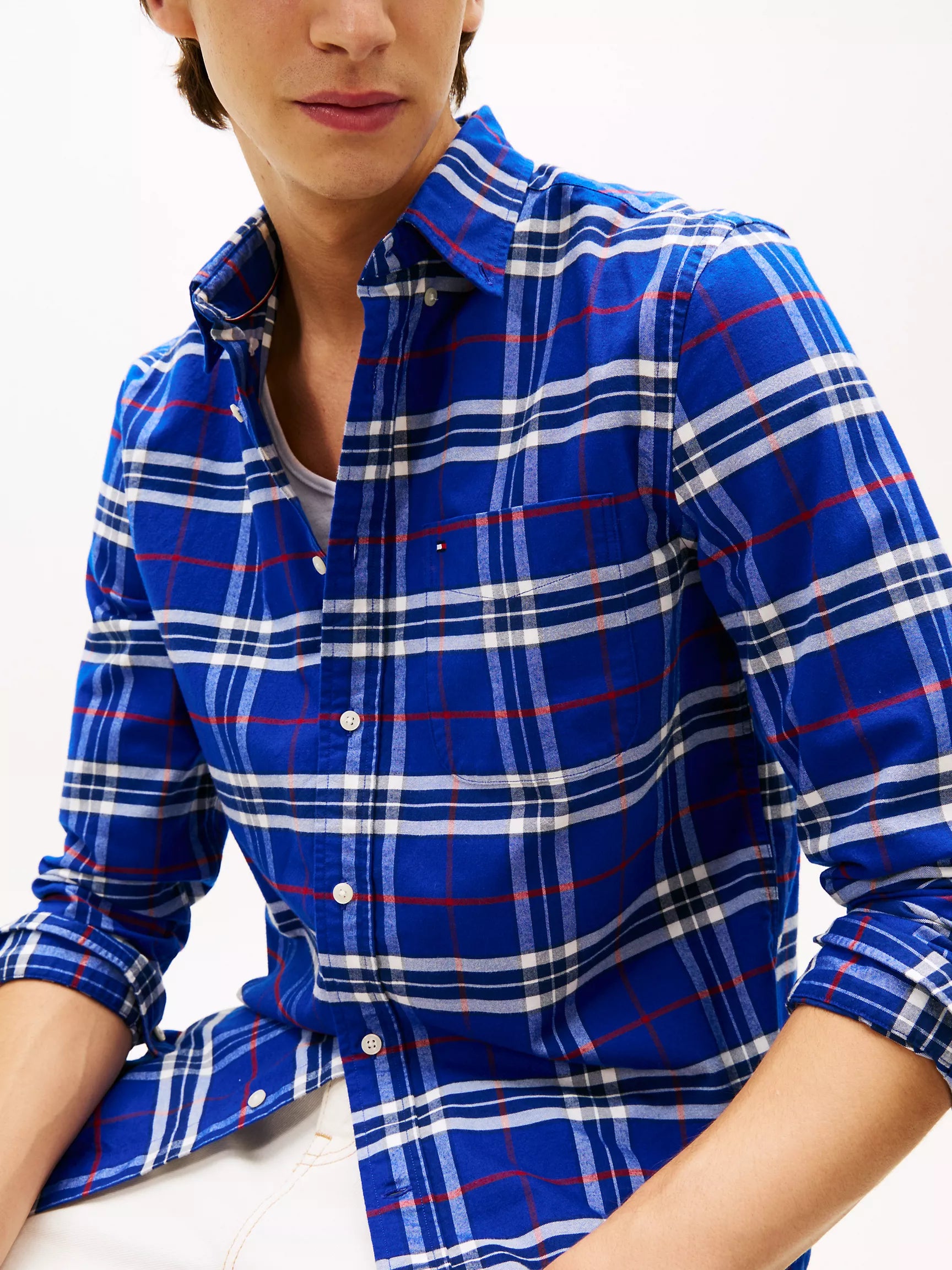 Wedge Blue Check