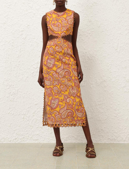 Mustard Paisley