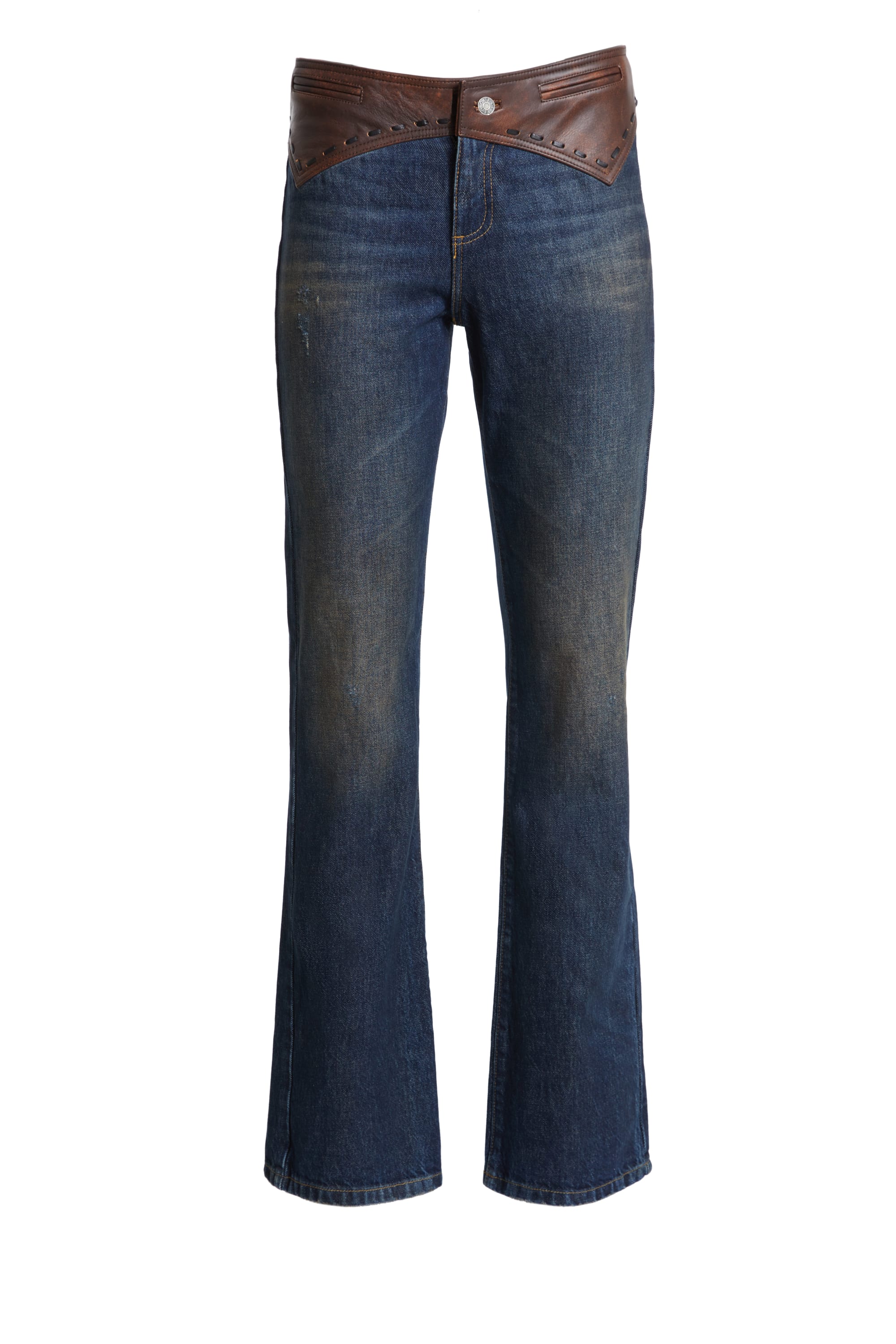 Gusa Sanded Dark Indigo W