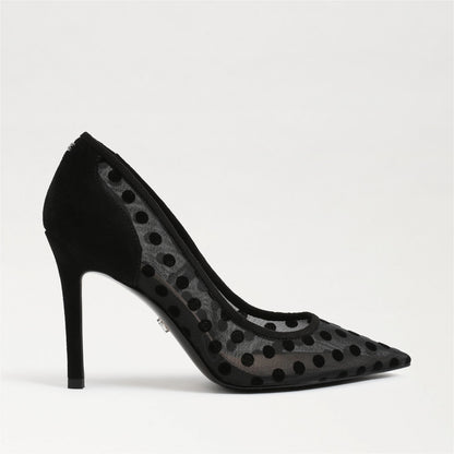 Black Polka Dot Mesh